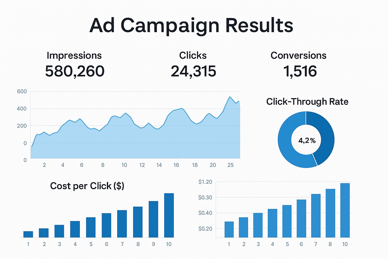 an image of ad campaign results resized