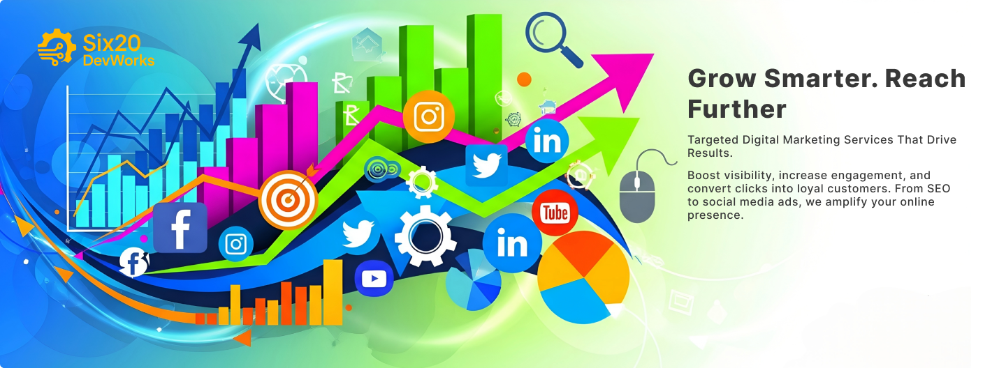 Digital Marketing Services web banner Gold